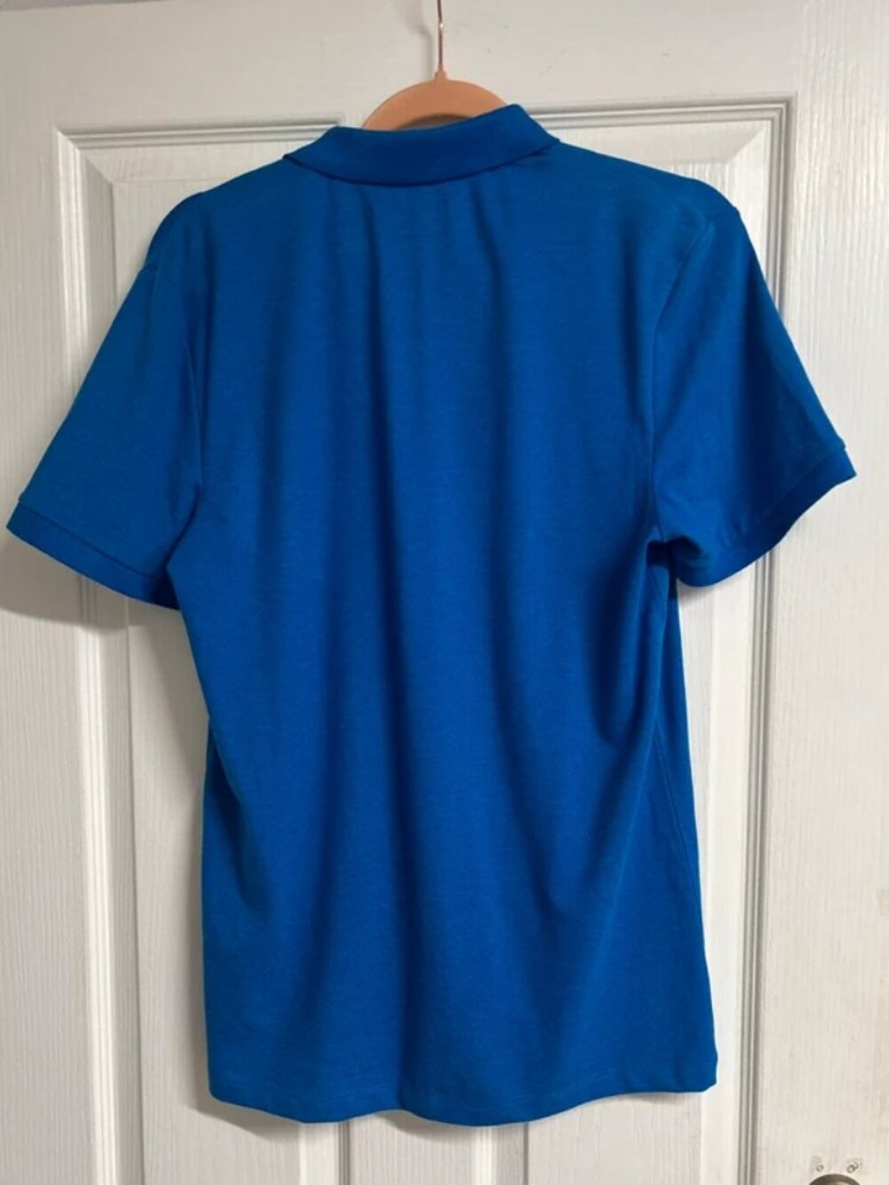 F&F Bright Blue Mens Short Sleeve Polo Shirt Size S BNWT - Picture 2 of 5